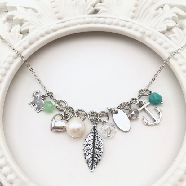 Sterling Story Stack Necklace