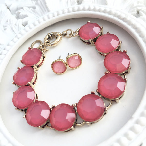 Rosie Crystal Bracelet Set