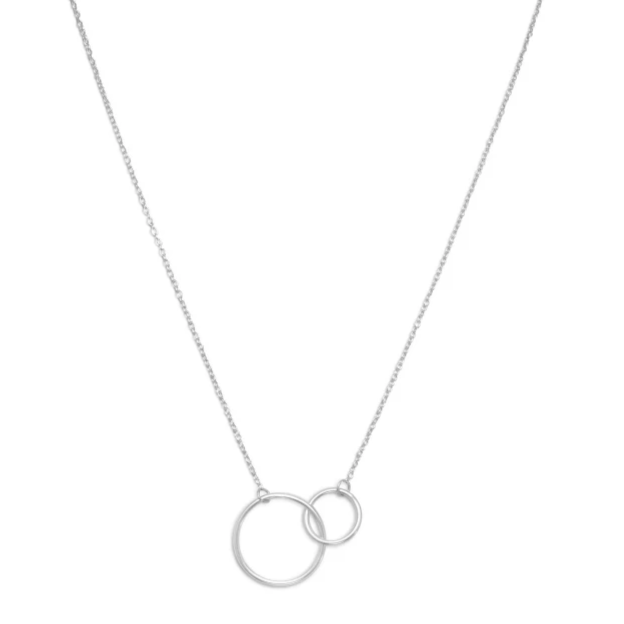 Stainless Steel Initial Necklace- 3 Charms – Savanna Hill