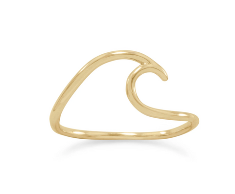 14K Gold Filled Wave Ring